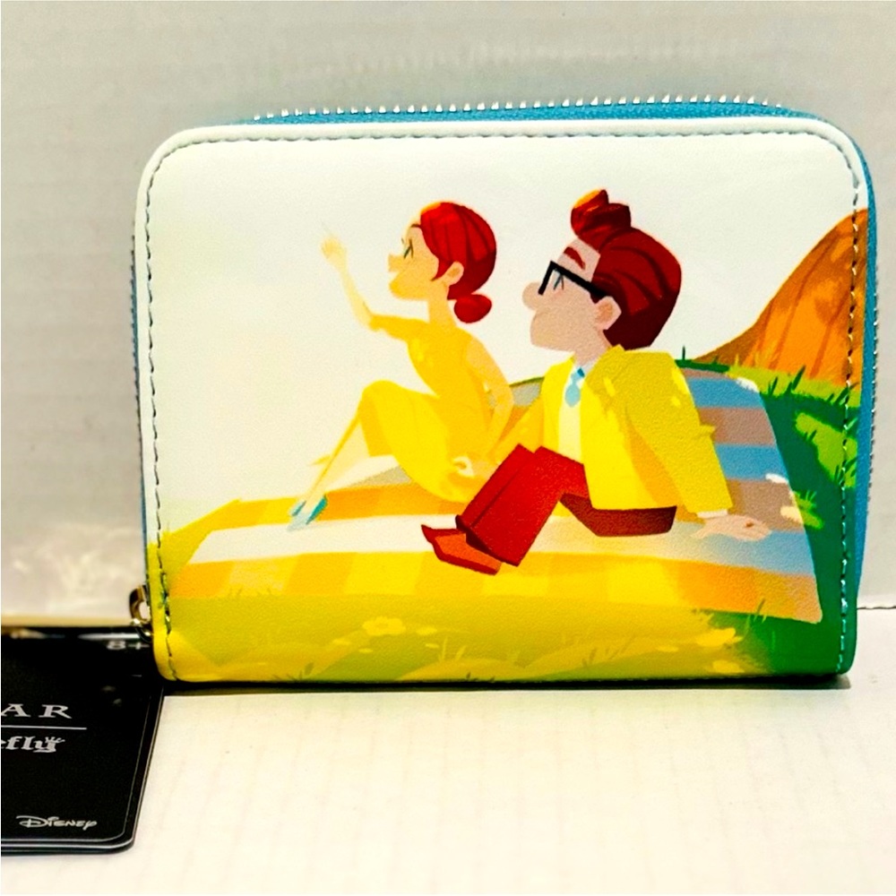 Loungefly Disney Pixar NWT Up Carl & Ellie Daydream Small Zip Wallet